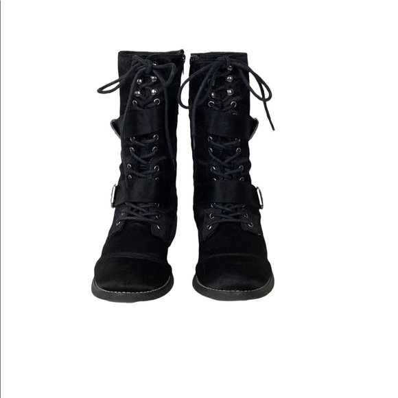 Rocket Dog Women's Chomper Boots Brushed Black Satin Size 8.5 - Picture 2 of 12